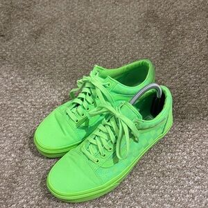 Vibrant Green Vans